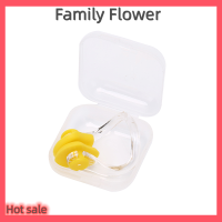 Family Flower Flash Sale คลิปจมูกกล่องซิลิโคนนุ่มและสะดวกสบายผู้ใหญ่เด็กว่ายน้ำคลิปจมูก