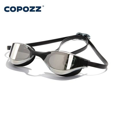 COPOZZ Professional Waterproof Plating Clear Double Anti-fog Swim Glasses Anti-UV Men Women Eyewear Swimming Goggles with Case Goggles