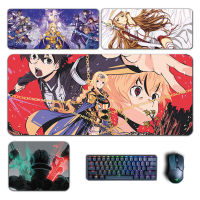 Anime Sword Art Online Large Mouse Pad Kazuto Asuna Alice Shino Mousepad Computer Laptop Gamer Pad Gaming Accessories Desk Mat