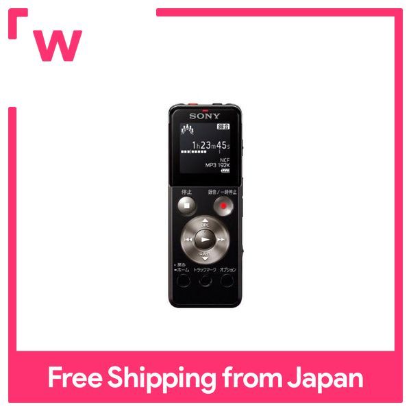 SONY Stereo IC Recorder with FM Tuner 8GB Black ICD-UX544F/B | Lazada