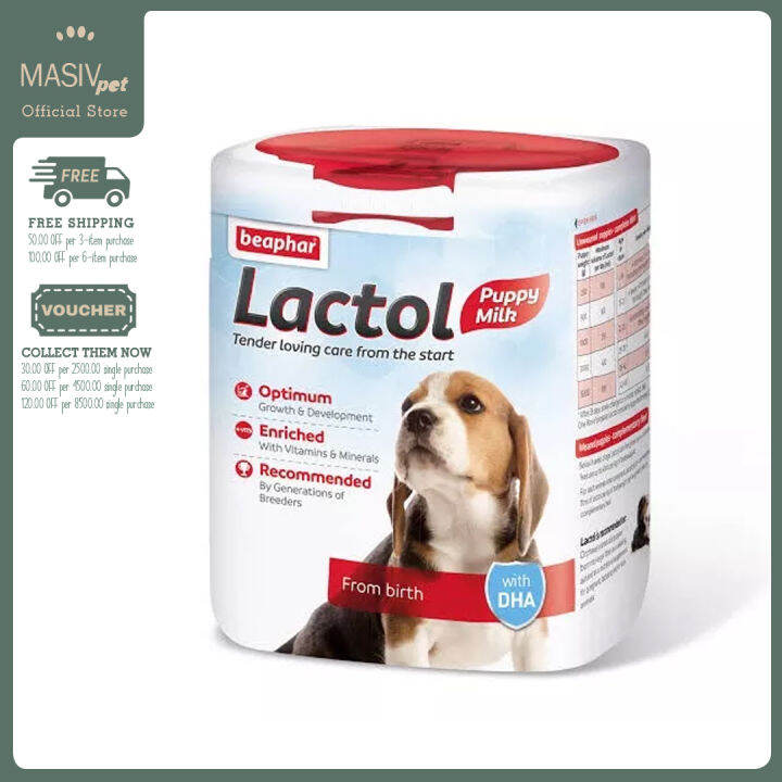 Beaphar Lactol Puppy Milk Replacer 500g Lazada PH