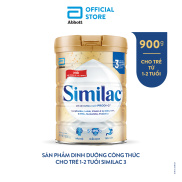 Sữa bột Similac 3 900g đột phá dinh dưỡng 5G mới cho trẻ từ 1