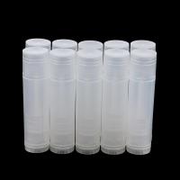 Hellery Lot 10 Pieces Plastic Empty Lip Balm Stick Tubes Cosmetic Solid Perfume Containers Lipstick Bottles DIY Craft Holder with Caps