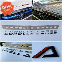 โลโก้อักษรฝากระโปงหน้าTOYOTA COROLLA CROSS (งานไทย) #สติ๊กเกอร์ติดรถ ญี่ปุ่น  #สติ๊กเกอร์ติดรถยนต์ ซิ่ง  #สติ๊กเกอร์ติดรถยนต์ 3m  #สติ๊กเกอร์ติดรถ