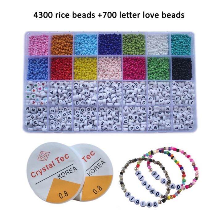 beads accessories kit set beads for bracelet making set bracelet making