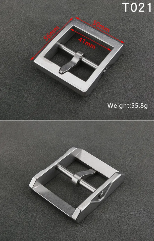 Meetee 1Pc High-grade Pure Titanium Alloy Belt Buckles Anti