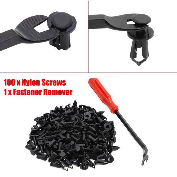 100x Clips W/ Removal Tool Voor Polaris Utv Plastic Fender Clips/Body