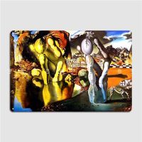 Lupeishop Metamorphosis Of Narcissus Salvador Dali Wood Plaque Poster Club Party Garage Decoration Garage Decoration Wooden Sign Poster - Unique Artwork For Modern Home Decor And Art Enthusiasts โปสเตอร์