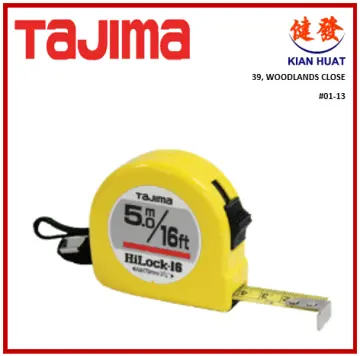 Tajima Tape Measure: Hi-Lock 5m/16ft