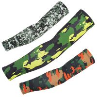 ✥✌ 2020 Sun Cycling arm sleeve Warmers Breathable Quick Dry UV Protection Camo Arm Sleeve Lycra Running Camping Golf Arm Covers