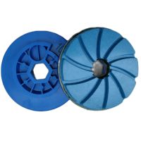 4 Inch Snail Lock Diamond Granite Marble Buffing Stone Marble Polishing Pads Concrete Floor Polishing Pad Edge Grinding Wheel