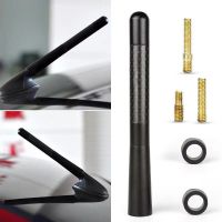 เสาอากาศวิทยุรถยนต์แบบสั้น 12 cm. Car Carbon Fiber AM &amp; FM Radio Antenna (Black)