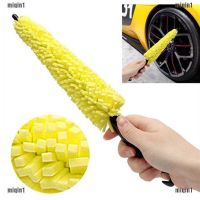 $SG Car Wheel Brush Plastic Handle Cleaning Brush Wheel Rims Tire Washing Brush