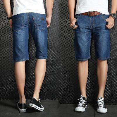 CODff51906at Seluar Denim Kasual Fesyen Lelaki Seluar Jeans Lelaki Slim Fit Jeans Men Straight Cut Jeans Seluar Panjang Pants Pendek Shorts Denim 3 Quarter