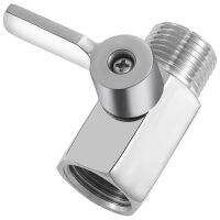 Shower Head Shut Off Valve, 304 Stainless Steel Mini Ball Valve NPT Thread(1/2Inch Male x 1/2Inch Female),2 Pack