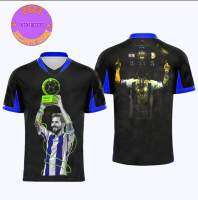 [xzx180305 design] MESSI V-neck T-shirt 48 High quality quick drying and gender free new definition style