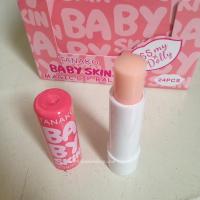 แพคเกตใหม่ ลิปสติกทานาโกะ เบบี้สกิน 4 แท่ง Tanako Baby Skin Lip Balm  เปลี่ยนสี ชุ่มชื่นยาวนาน 24 ชม.