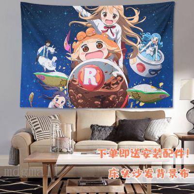 Himono Onna Background Cloth Hanging Cloth Tapestry Anime Decoration Cloth Bedroom Decoration