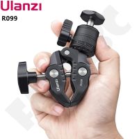 Ulanzi R099 โลหะ Super Clamp พร้อม 360 Rotation Mini Ball Head Bracket Mount 1/4 ถึง 1/4 สกรูสำหรับ Rig Monitor DSLR Motorcycle