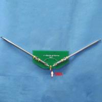 1pc V-dipole escopic Aerial 120 Degree Dipole Pull-rod Antenna 78m-1ghz Sma Header For Am Fm Radio Receiver Z2x6