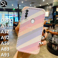 For OPPO A31 OPPO A52 A92 OPPO A59 OPPO A83 OPPO A93 Cute Cartoon Anime Bears Peach Ass Phone Case Cartoon Creative Personality Function Decompression