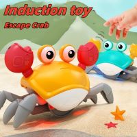 【CC】☬¤▽  Crawling Crab Induction Obstacle Avoidance Electric Music Rechargeable Musical Children