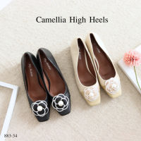 Mgaccess Camellia High Heels Shoes 883-34 รองเท้าคัทชู