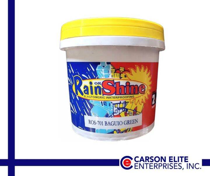 RAIN OR SHINE Elastomeric Waterproofing Pain 4 Liters (Gallon