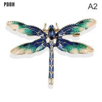 [PDBH Fashion Store] ขายแฟลชที่มีสีสันคริสตัลน้ำมัน Dragonfly เข็มกลัดสำหรับผู้หญิงแมลง Animel Pin Broche