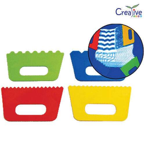 **แบรนด์ Creative Spot** ชุดทำลวดลายทรายและสี 4 แบบหลากสี *เหมาะกับเด็ก