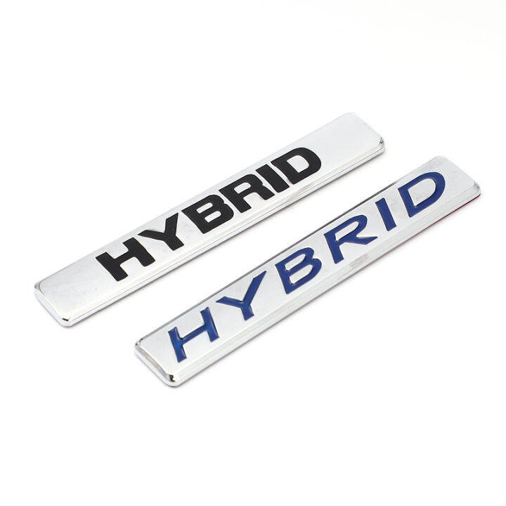 สติกเกอร์รถ-hybrid-emblem-decal-สำหรับ-toyota-camry-prius-vista-crown-corolla-land-cruiser-caldina-hilux-prado-yatour-venza