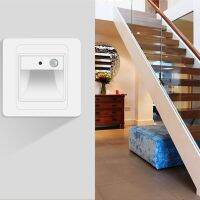 GDOUXINATB สำหรับบันไดโถงห้องครัว Loggia Sensor Recessed PIR โคมไฟติดผนังโคมไฟอัจฉะริยะโคมไฟบันไดไฟกลางคืนไฟขั้นบันไดโคมไฟขั้นบันได