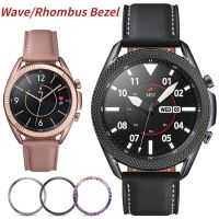 ✠ Bezel Ring Cover rhombus/wave สำหรับ samsung Galaxy watch5/4 4 นาฬิกาคลาสสิก case protector 40mm 44mm 42mm 46mm อุปกรณ์เสริมกันชน