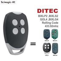 2023 latest DITEC GOL4 BIXLG4 BIXLS2 ประตูโรงรถรีโมทคอนโทรล 433.92 MHz รหัสกลิ้ง Ditec ที่เปิดประตู