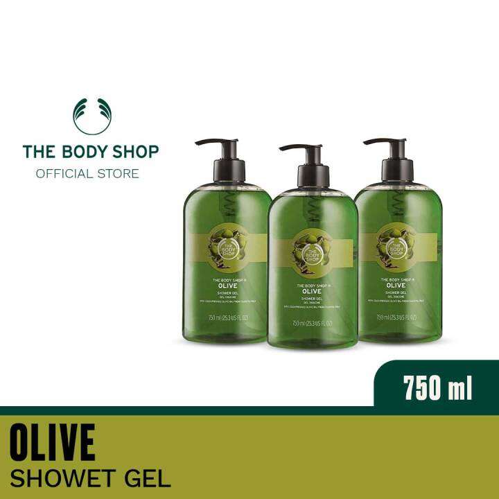 The Body Shop Olive Shower Gel (750ml) [Bundle of 3] Lazada PH