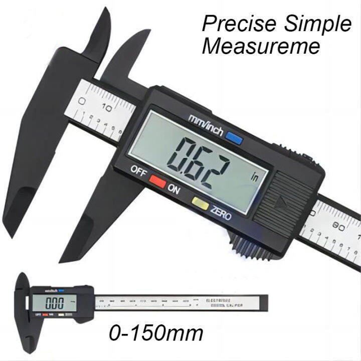6inch 150mm Electronic Digital Caliper LCD Electronic Vernier Caliper