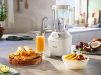 Philips 3000 Series Blender เครื่องปั่น เครื่องปั่นน้ำผลไม้ กำลังปั่นถึง 450W ขนาด 1.9L รุ่น HR2041/10 ระบบ ProBlend เพื่อน้ำปั่นละมุนลิ้นไม่จับเป็นก้อน