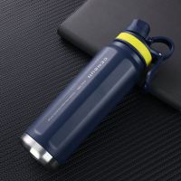 ✸♙ Sports bottle Men 39;s and women 39;s large capacity outdoor kettle stainless steel insulation portable car handy travel