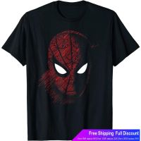 เสือยืดผู้ชาย เสื้อบอดี้โ Marvel Spider-Man: Far From Home Close Up T-Shirt T-Shirt