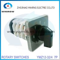 Rotary switch knob 8 position 0-7 YMZ12-32/4 universal manual electrical changeover cam switch 32A 690V 4 section high quality