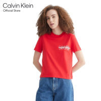 CALVIN KLEIN เสื้อยืดผู้หญิง ทรง Relaxed รุ่น J220818 XL6 - สีแดง