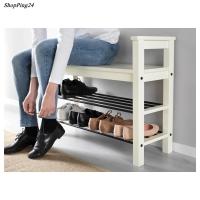 ชั้นวางรองเท้า ชั้นเก็บรองเท้า Shoe Rack  Bench with shoe storage HAMNAS 85X32X65 Cm