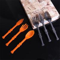 Creative Halloween Tableware Set Scene Arrangement Props Happy Helloween Party Decor Trick Or Treat Party Supplies