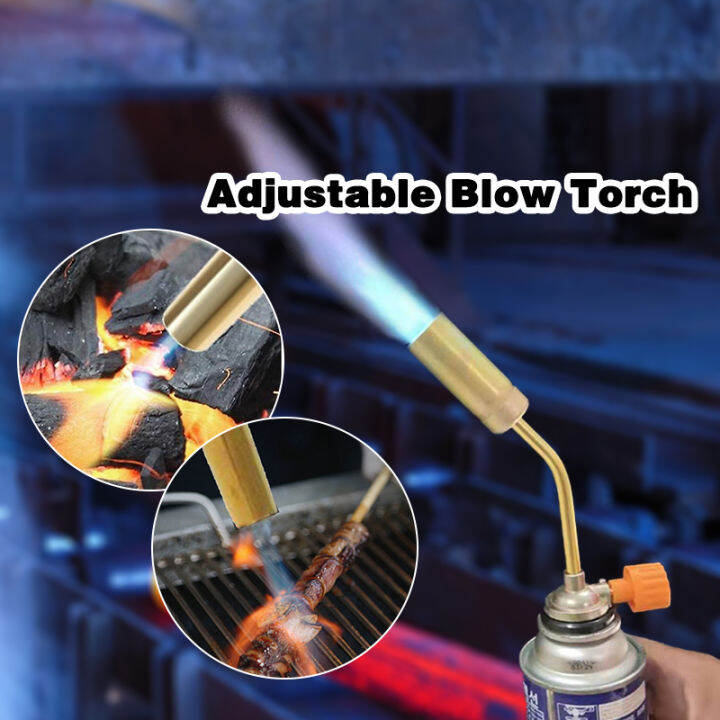 Portable Butane Torch Adjustable Butane Burner Welding Gas Torch Flame