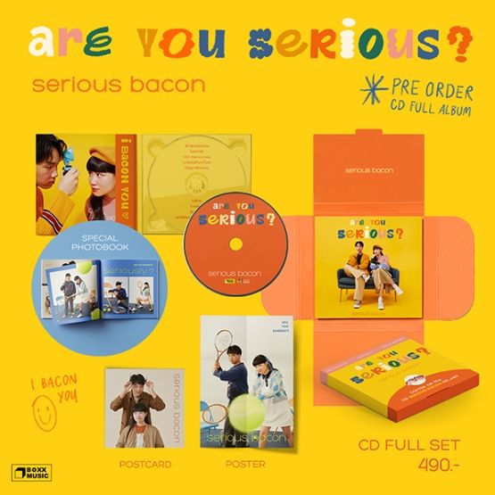 SERIOUS BACON : are you serious? (CD)(เพลงไทย)