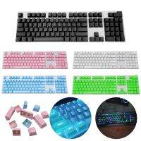 104pcs Universal ABS Translucent Keycaps for Cherry MX Switches Gaming Mechanical Keyboard For 61/87/104/980K Keyboards