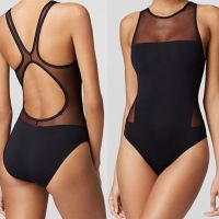 [Qingchun clothing]  Conjuto De Bikini สำหรับผู้หญิงชุดว่ายน้ำบิกินี Baño De Gasa Con Espalda Descubierta Elástico A La Moda Color Negro 18