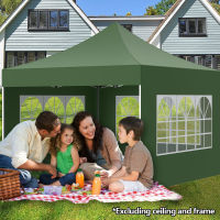 3x2M Awning Tent Waterproof Gazebo Awning Sunshade Sail for Outdoor Garden Beach Camping Sunshade Garden Party Camping Tent