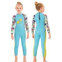 2.5MM Neoprene Surf Girls Wetsuit Windsurf Kitesurf Kids Scuba Diving Suit Children Rash Guard Swimming Clothes Bathing Swimwear