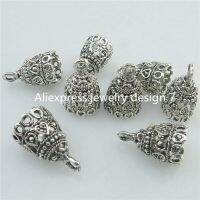 【YF】❅♣  15PCS Alloy 19.5mm Cap Bail Pendant Bead Tassels End 18218 components